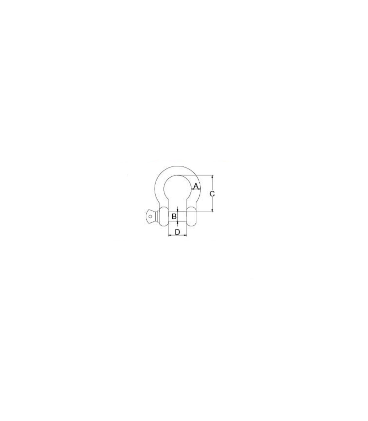 GRILLETE ANCLA 12mm.(351112)