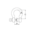 GRILLETE ANCLA 14mm.  (01314)