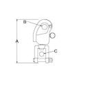 MOSQUETON/DESTORCEDOR 950KG(350303)