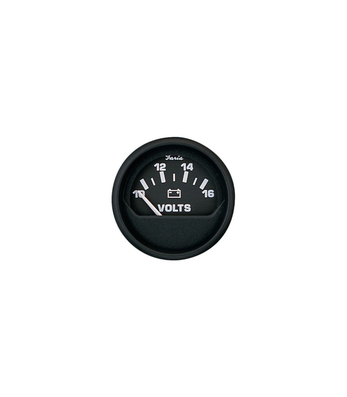 VOLTIMETRO FARIA NEGRO 10-16V (12821)