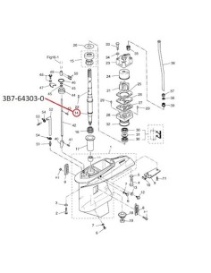 RTU25 EJE IMPULSOR XL