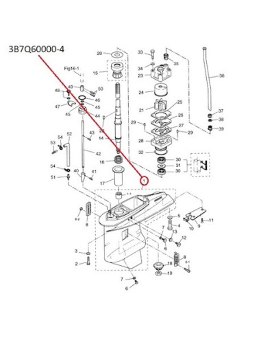 RTX54  CARCAZA EJE