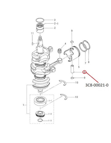 RTA38 PASADOR PISTON