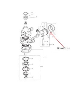 RTH95 ANILLO PARA PISTON