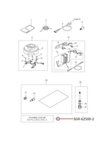 RTZ167 KIT BLOQUEO DIRECCION