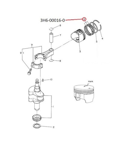 RTI48 ANILLO PISTON