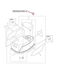 RTZ262 TAPA MOTOR 25/30 HP 4T