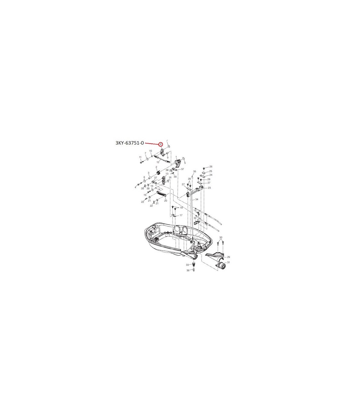 RTZ280 BRAZO ACELERADOR