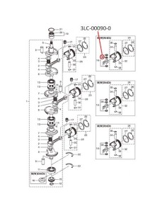 RTU91 JUEGO POLINES MOTOR 50MX