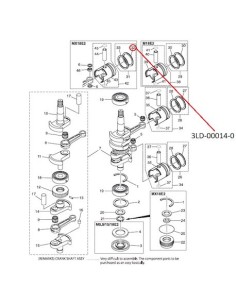 RTW20 ANILLO DE PISTON (0.5 OS)