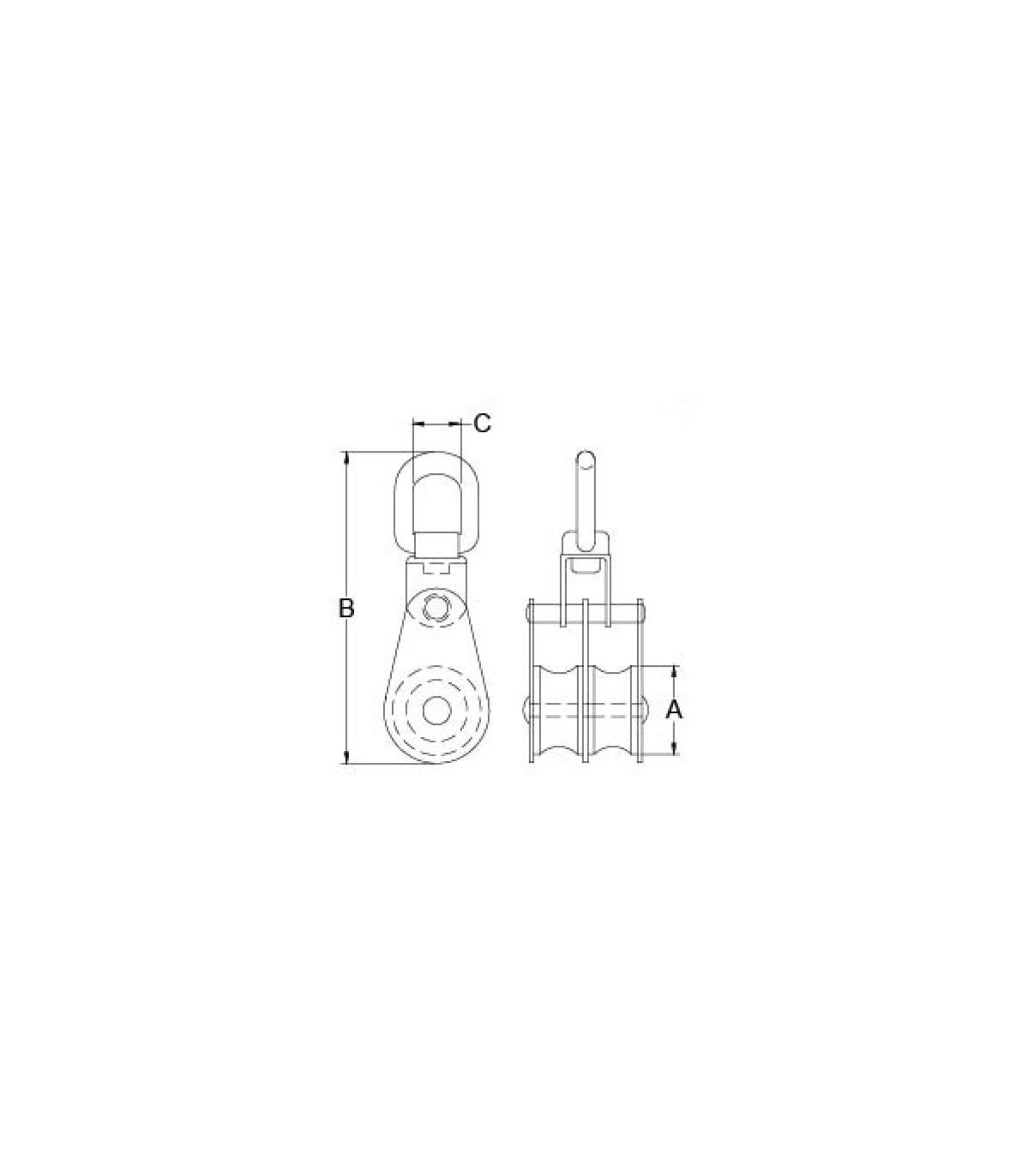 ROLDANA DOBLE(L 104MM) (401632)