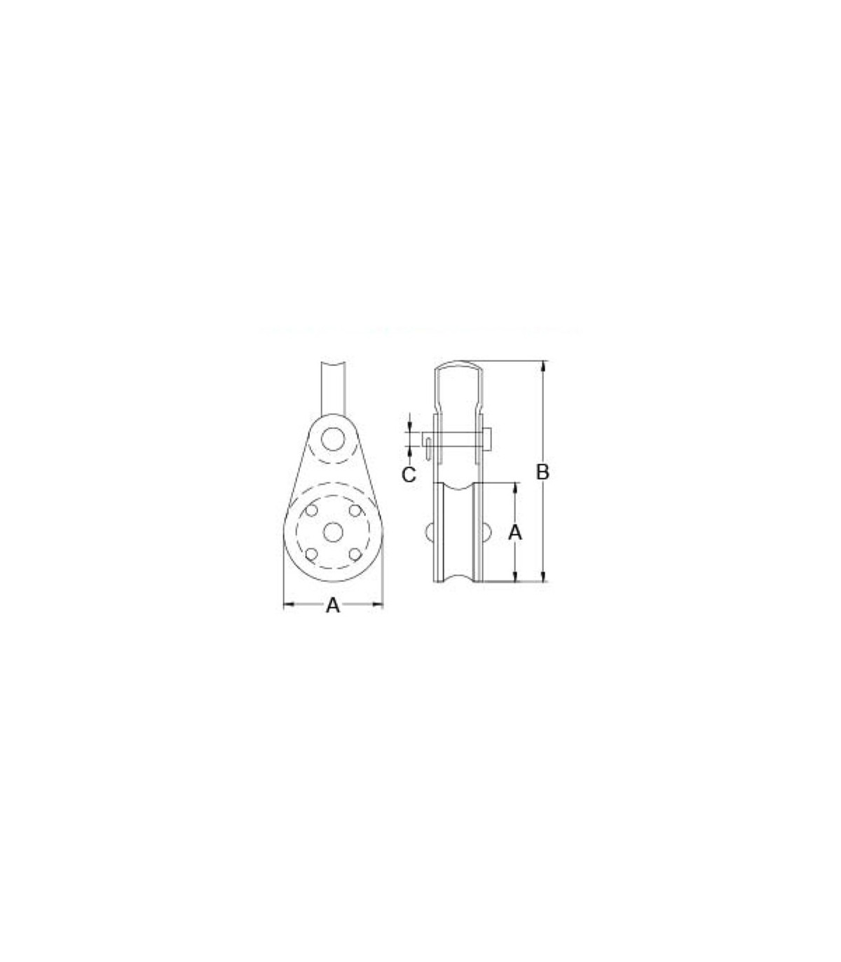 ROLDANA 8MM (N45 08 045) 150KG.
