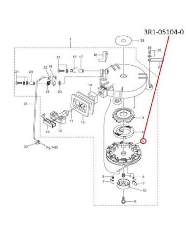 RTU45 CARRETE