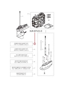 RTZ272 KIT EMPAQUETADURAS MOTOR MFS60 HP