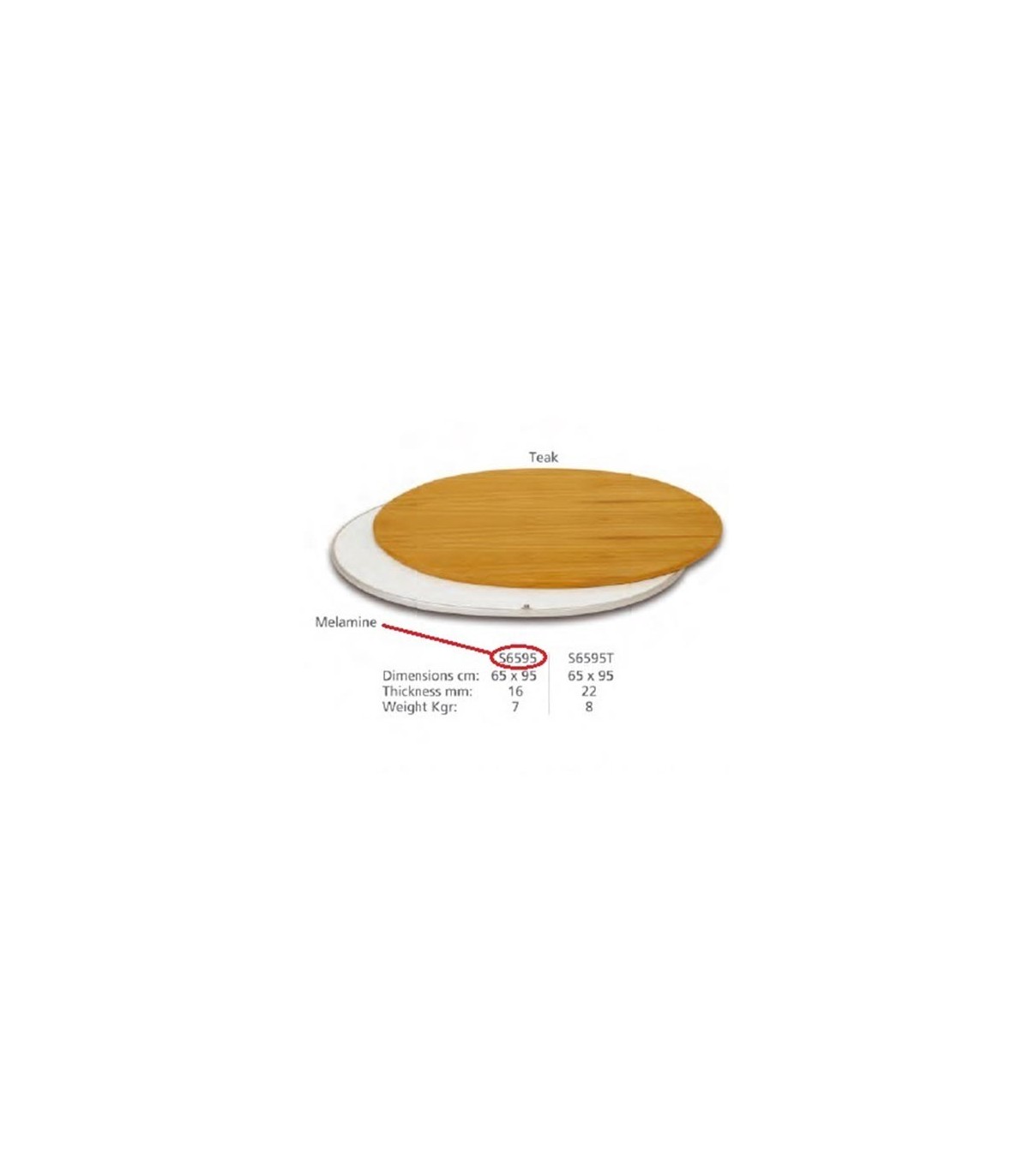 Cubierta de mesa (56595) (C62)
