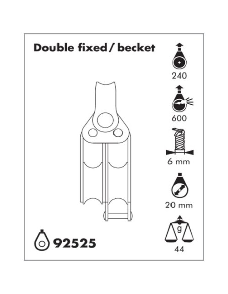 Roldana Nautos 92525 Doble