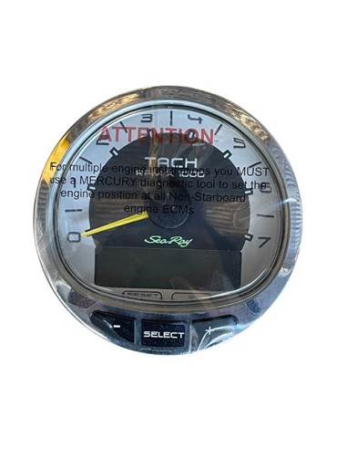 Reloj Tacómetro 3" Sea Ray