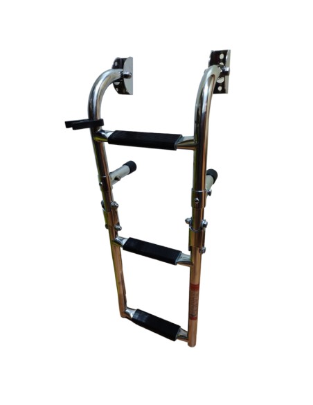 ESCALA INOX. PLEGABLE 2+1 (280501)