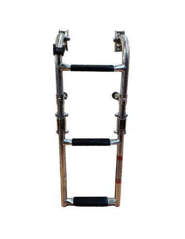 ESCALA INOX. PLEGABLE 2+1 (280501)