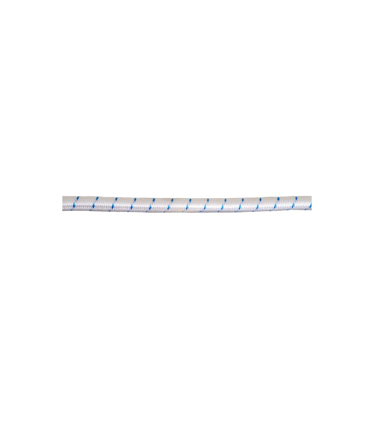CUERDA ELASTICA 10 mm.BLANCO/AZUL X METRO(90553)