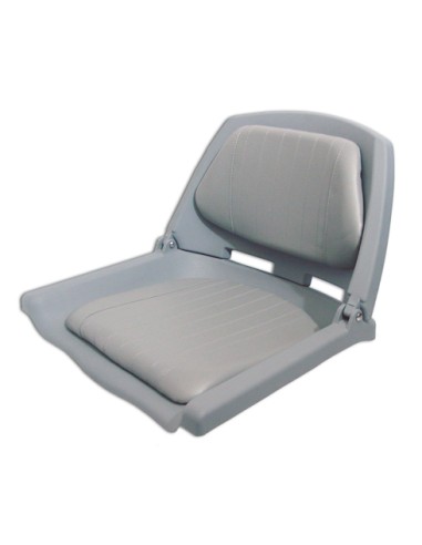 ASIENTO PVC C/TAPIZ GRIS (C12507-G)