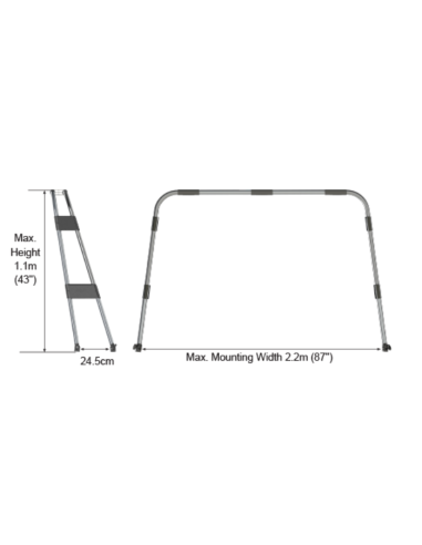 ARCO SST AJUSTABLE(MA 009)1.1MT ALTOX2.2MT ANCHO