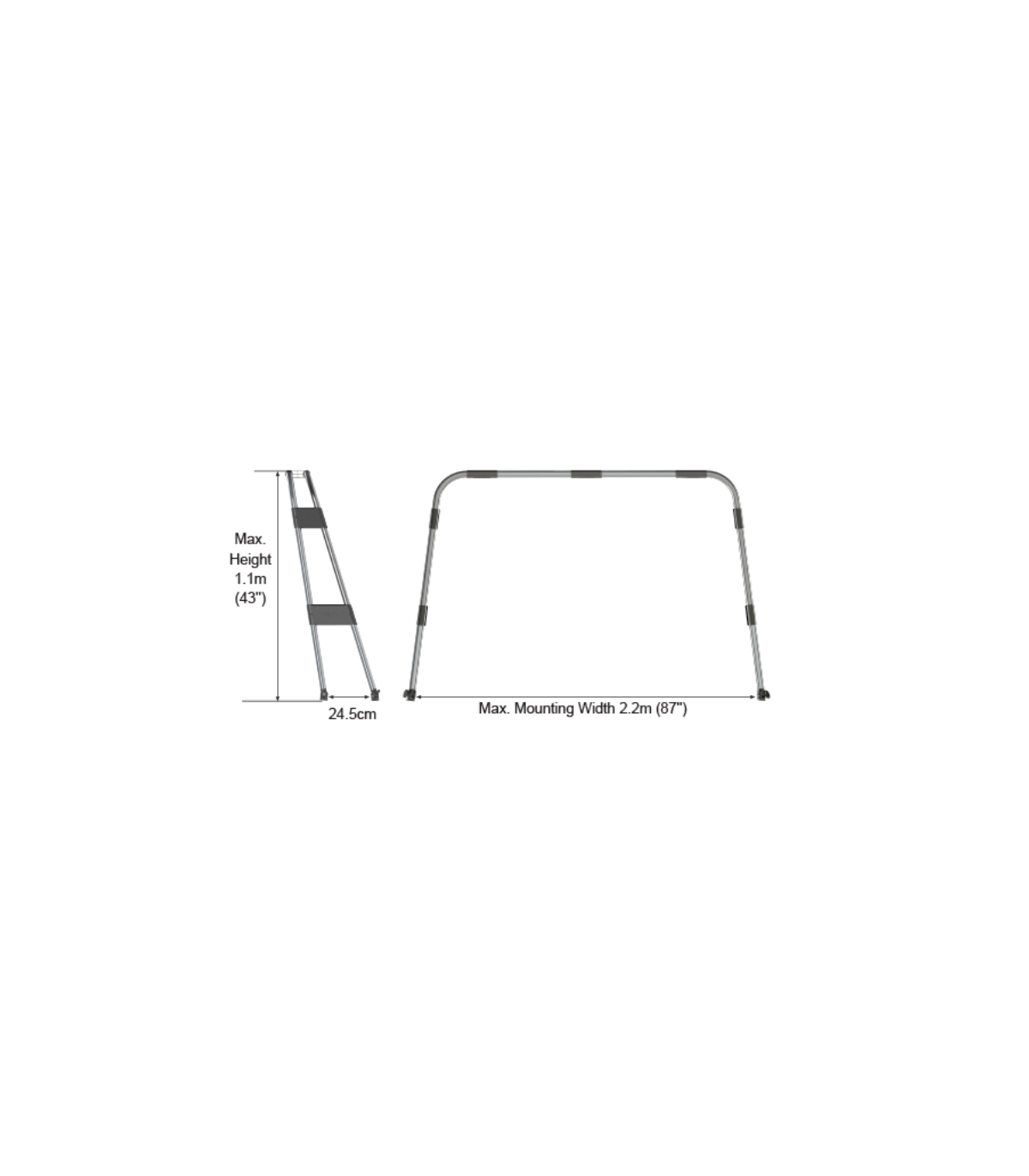 ARCO SST AJUSTABLE(MA 009)1.1MT ALTOX2.2MT ANCHO