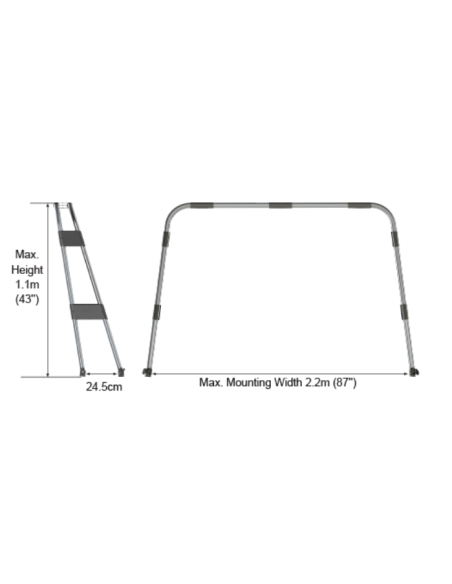 ARCO SST AJUSTABLE(MA 009)1.1MT ALTOX2.2MT ANCHO