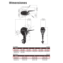 MOTOR TOHATSU MFS 9.9 HP CY S