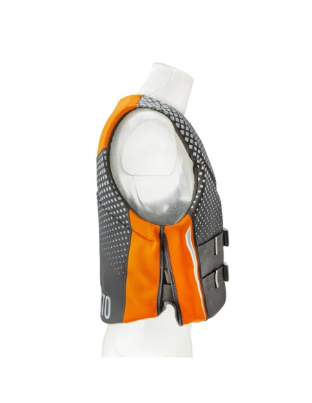 CHALECO AYUDA DE FLOTACIÓN BESTO NEOP.(T/M)NEGRO/GRIS/NARANJO(20421004)