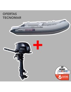 KIT HIDRO ALU 270 + MOTOR TOHATSU MFS 6HP