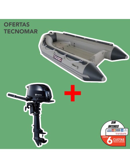 KIT BOTE RIB 270A +MOTOR TOH.MFS 6HP