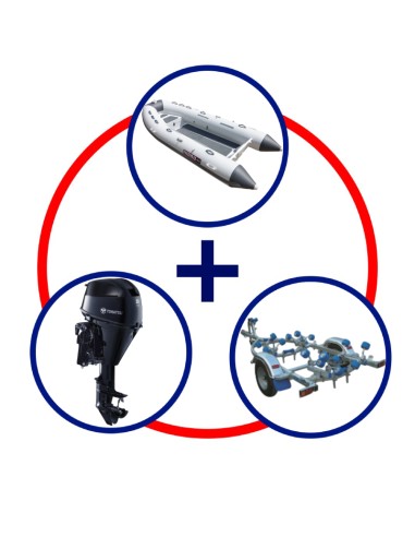 KIT HIDRO ALU 380 + MOTOR TOH. MFS 30 HP...