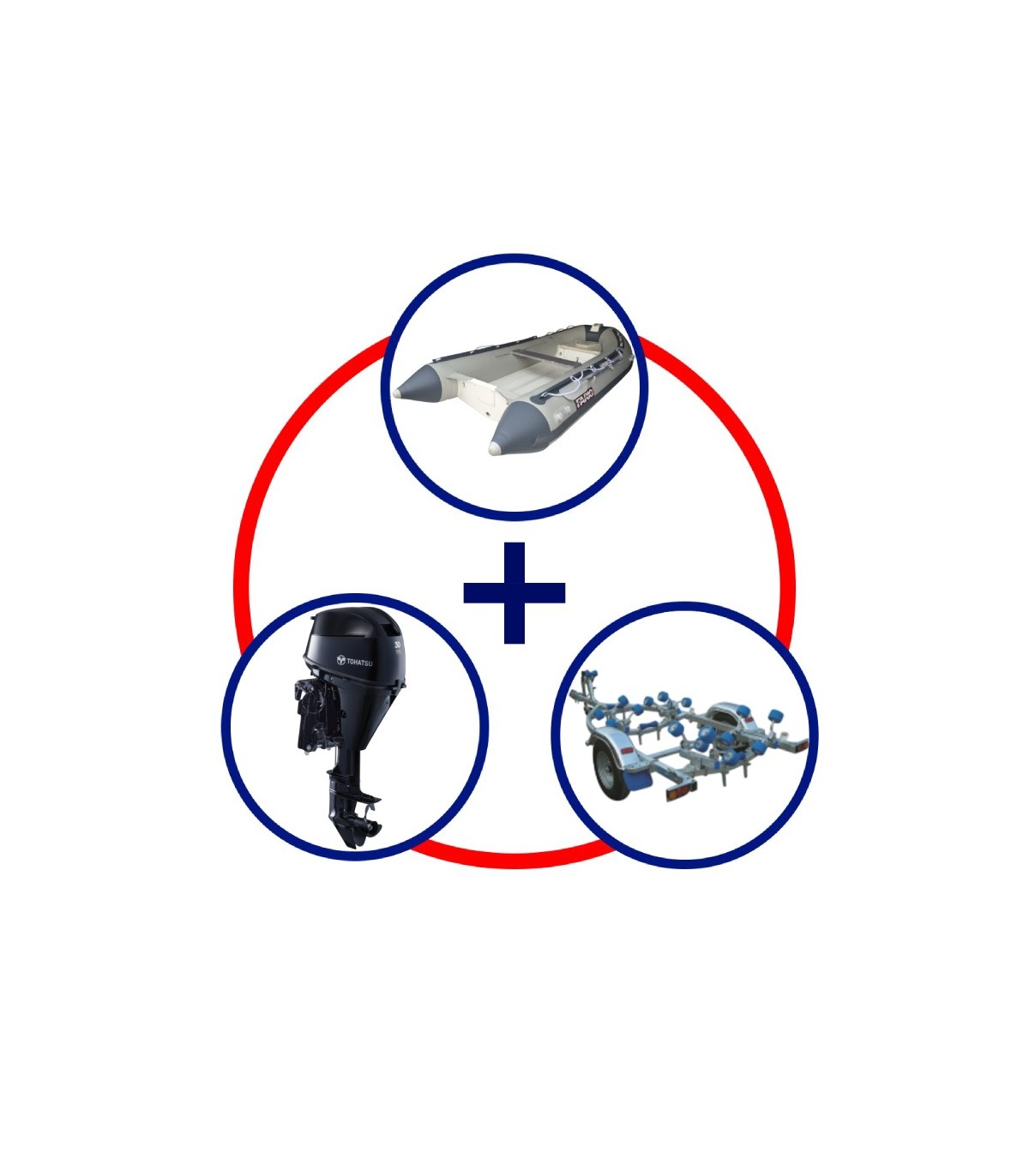 KIT BOTE RIB 380 +MOTOR TOH.MFS 30HP+COBIA 420