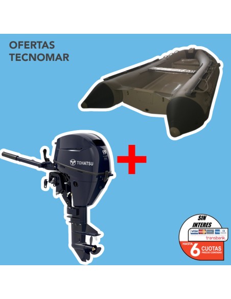 KIT BOTE RIB 330 +MOTOR TOH.MFS 9.9HP