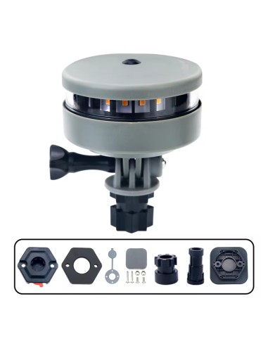 LUZ NAV.FIJA BLANCA C/BASE 360 GIR.(PIL/TRIPLE...