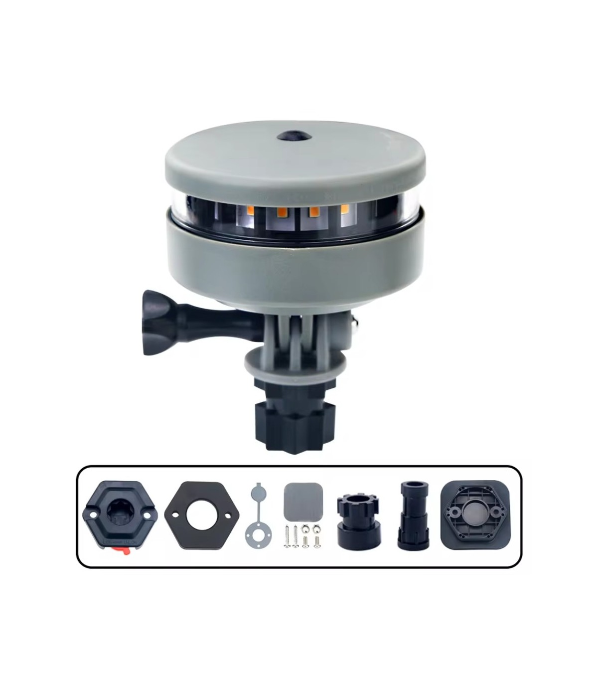 LUZ NAV.FIJA BLANCA C/BASE 360 GIR.(PIL/TRIPLE A)(434002)