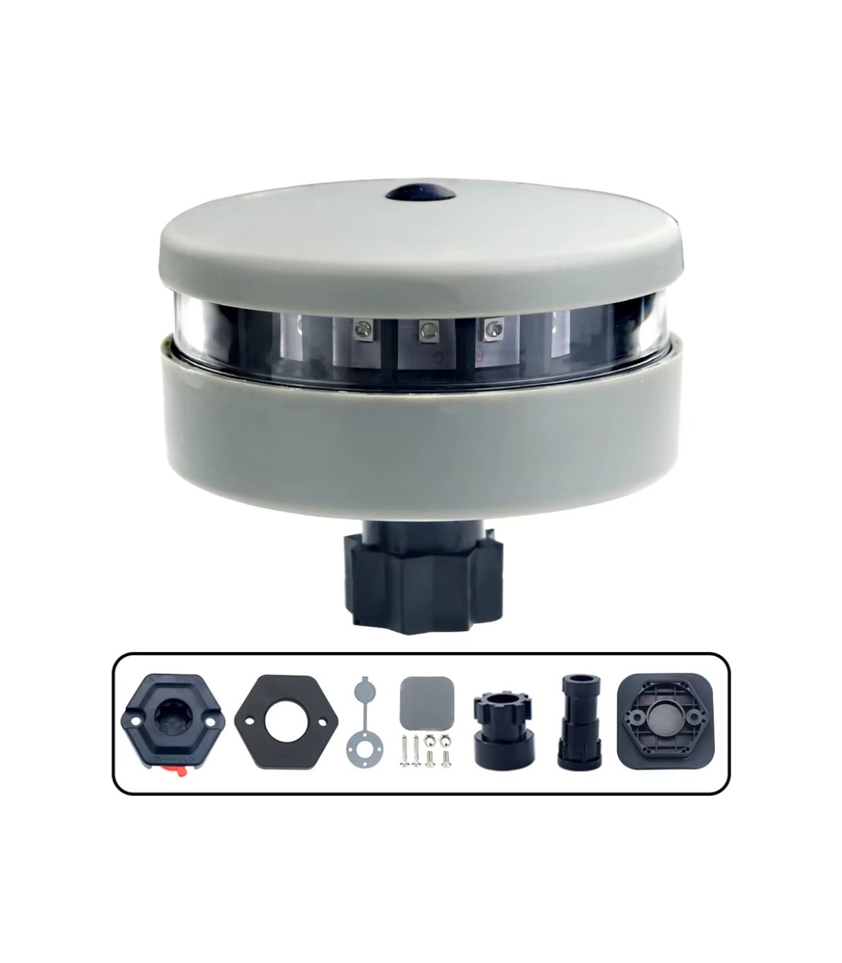 LUZ POPA BLANCA C/BASE 360 MAG.(PIL/TRIPLE A)(434003)