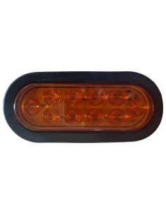 LUZ TRAILER OVAL.10 LED AMBAR(730205)