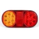 LUZ TRAILER OVAL.12V.ROJO/AMBAR(730501)