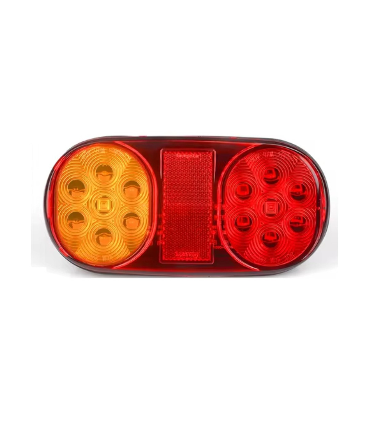 LUZ TRAILER OVAL.12V.ROJO/AMBAR(730501)