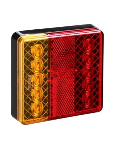 LUZ TRAILER CUAD.12V.ROJO/AMBAR(730601)