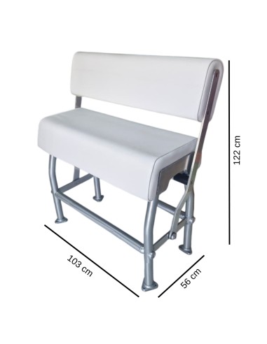 ASIENTO PESC.ALUM.C/RESPALDO ABATIBLE(744201)