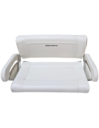 ASIENTO TRASERO DOBLE ABATIBLE BLANCO(740601)