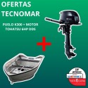 BOTE PUELO K300+MOTOR TOHATSU MFS 6HP DDS