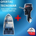 BOTE PUELO B520+MOTOR TOHATSU 2T 50HP D2L