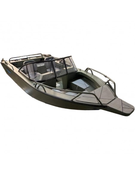 BOTE ALUMINIO PUELO 490 C/PARABRISAS