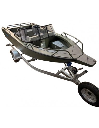 BOTE ALUMINIO PUELO 490 C/PARABRISAS