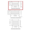 REJILLA VENTILACION 142X79.5mm(552701)BLANCA