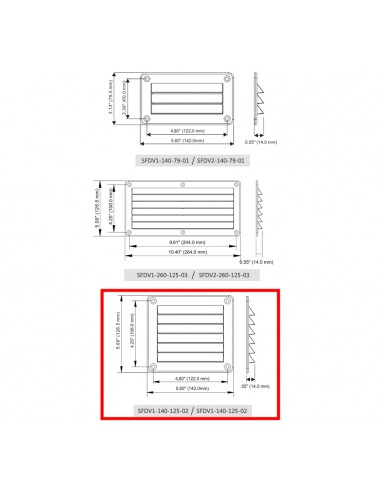 REJILLA VENTILACION 142X126.5mm(552702)BLANCA